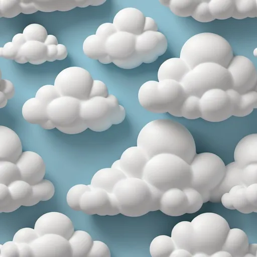 Prompt: cloud 3d soft texture