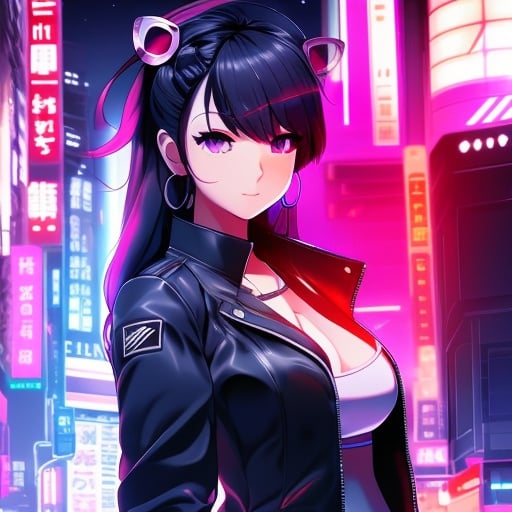 Prompt: anime UHD splash art VA-11 Hall-A art, full body, very detailed, highres, upscaled, lady girlboss, clear eyes