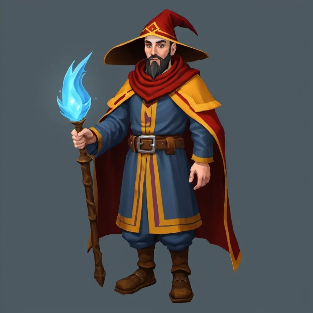 Prompt: old school runescape player avatar mage