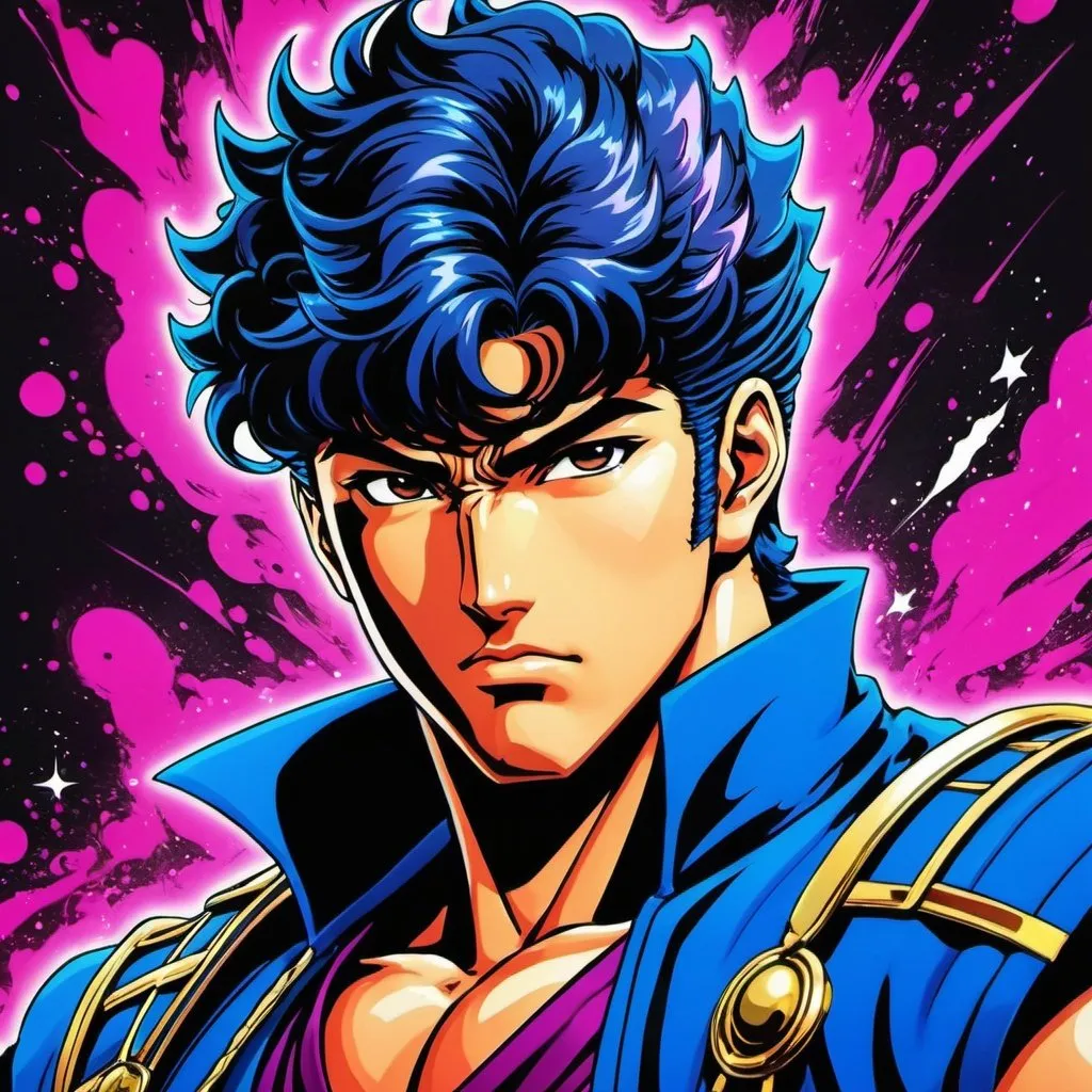 young boy Kenshiro from fist of the north star anime...