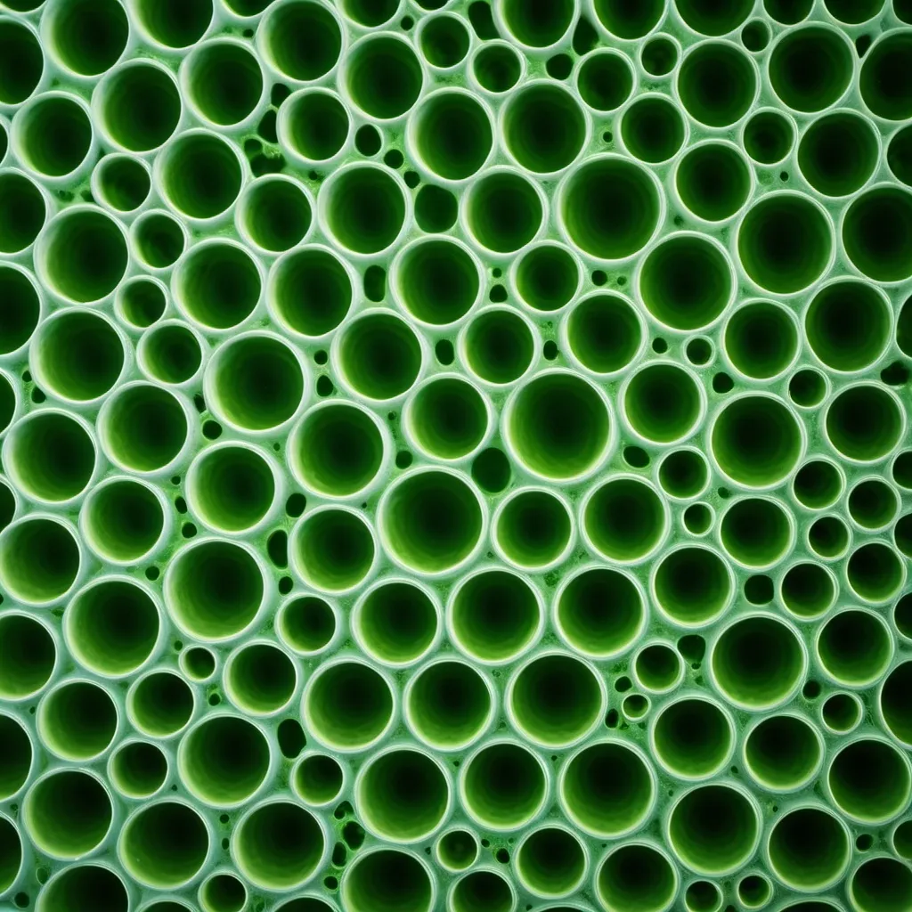 Prompt: microalgae cell structure