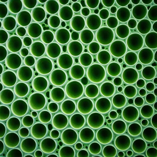 Prompt: microalgae cell structure