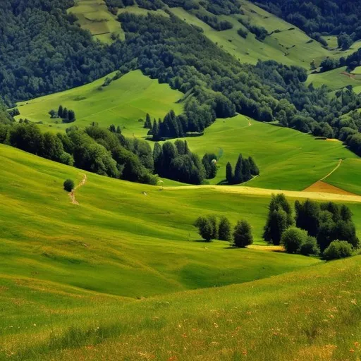 Prompt: photo of romania landscape
