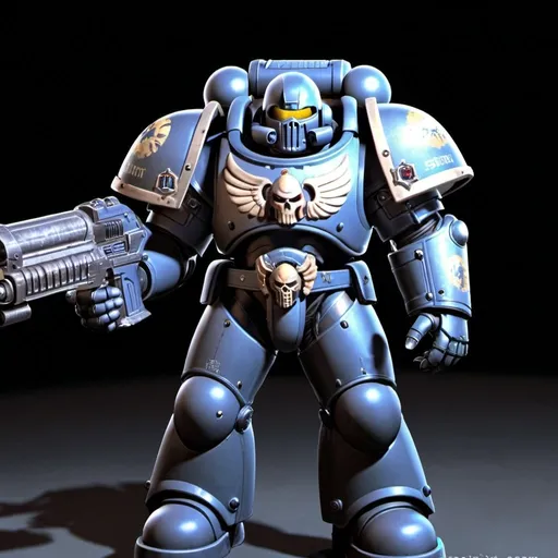 Prompt: Sci-fi Knight Space Marine 