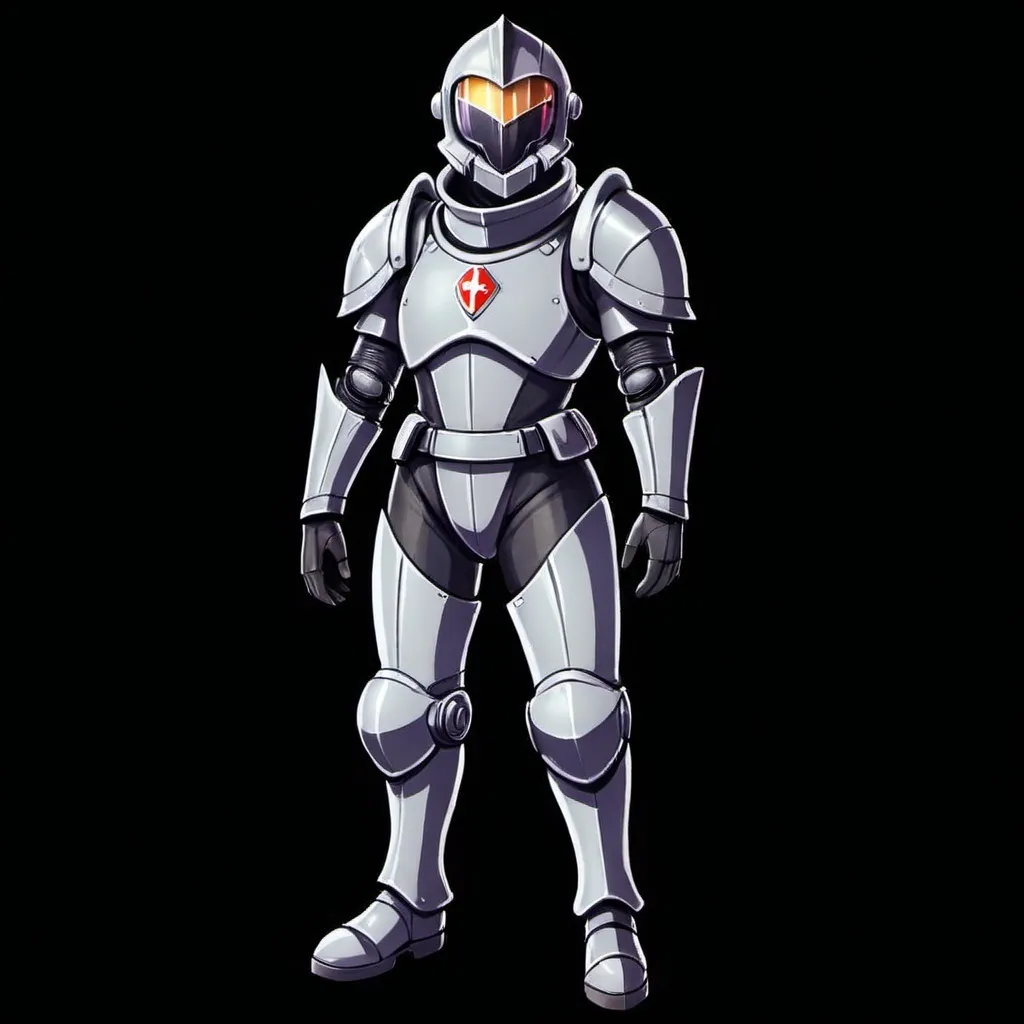 Prompt: Sci-fi Knight 