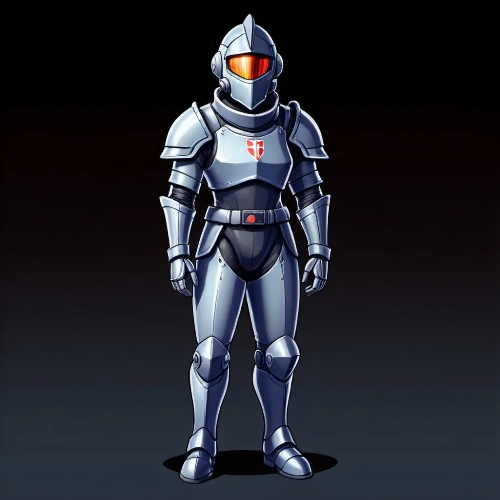 Prompt: Sci-fi Knight 
