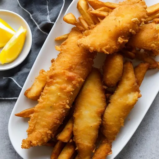 Prompt: Air Fryer Fish and Chips