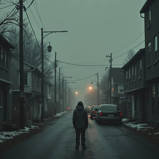 Prompt: Album cover for "Homies Gone," depicting lost friends in a sorrowful, reflective manner. A desolate urban landscape under a gray overcast sky, conveying deep emotions. Incorporate monochrome shades with touches of fading color to evoke nostalgia. Heartfelt imagery like faded photographs, shattered frames, and dim streetlights. Ultra-detailed, high quality (3000x3000), poignant atmosphere resonating with memories and loss, capturing the essence of grief and cherished moments.