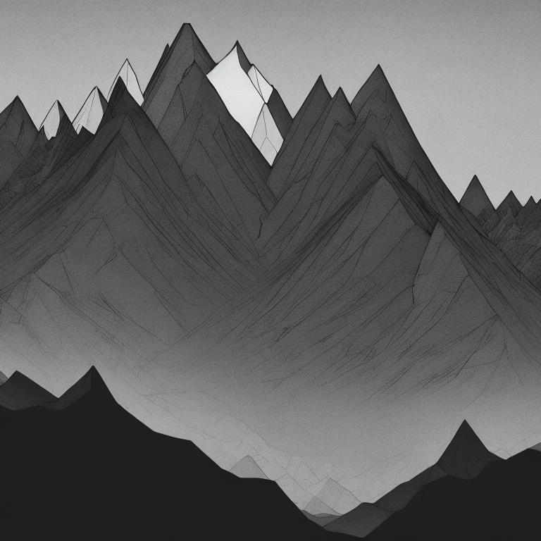 Prompt: Dark Mountain 