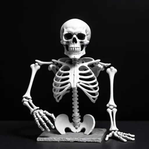 Prompt: cool skeleton