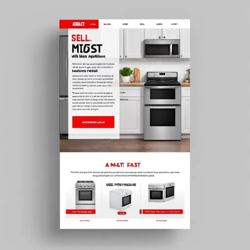Prompt: Create a landing page design to attract salespeople into MFast's home appliances business with the headline "Sell with MFast"
Include a sign-up form in the above-the-fold sectiom
Use real salesmen's image as the key visual
