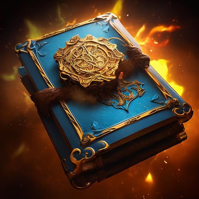 Prompt: Square icon, fantasy art, inside is a magic tome, high resolution 