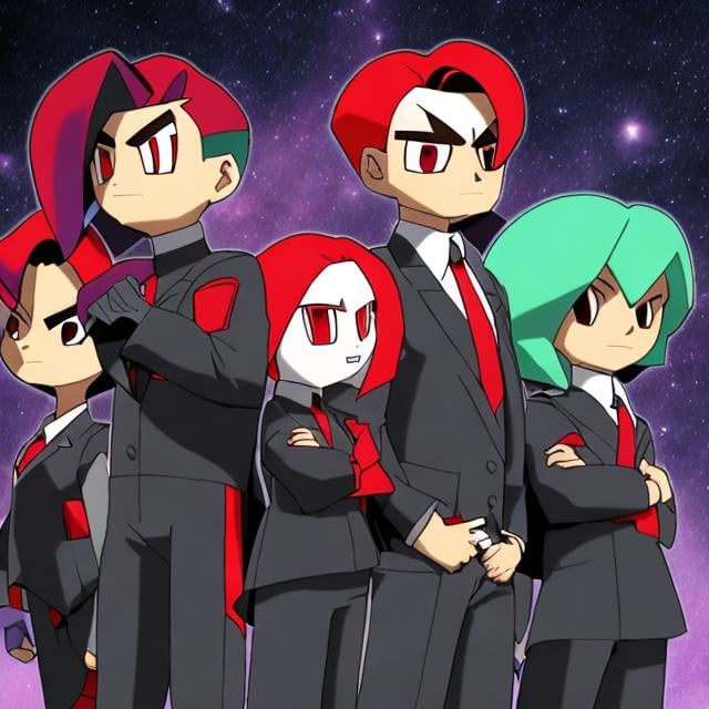 Prompt: Team Rocket
PREPARE FOR TROUBLE!
MAKE IT DOUBLE!

To protect the world from devastation
To unite all peoples within our nation
To denounce the evils of truth and love
To extend our reach to the stars above