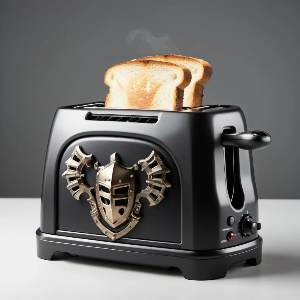 Toaster with guns and armour