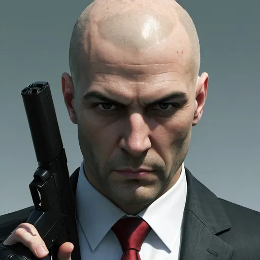 Hitman,two suppressed guns