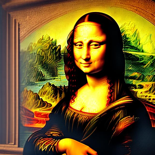 Prompt: mona lisa type art painting
