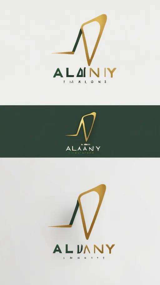 Prompt: (This is name Alany) profile isfor YouTube TikTok Facebook )A modern minimalist logo for an online service business. Use 90% white background with elegant thin golden-green accents. The design should include a sleek abstract symbol (like connected lines or a digital-inspired icon) and a clean sans-serif font. The overall vibe is luxurious, trustworthy, and click-worthy. No clutter, ultra-clean layout."*4k