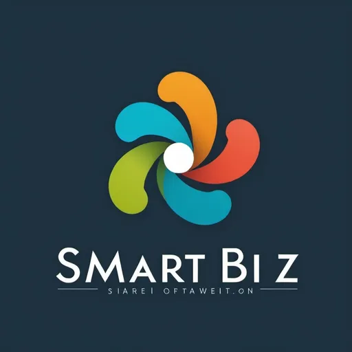 Prompt: Make a company logo with the name "Smart-BIZZ" for Helping SMEs with IT based on website, email to Cloud Software, backups and workflow