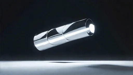 Prompt: A futuristic scene where a perfectly round square is slowly transforming into a sleek, metallic cylinder, floating in mid-air. The square rotates gently, with its sharp corners tracing a glowing circular outline. As it turns, the square’s edges smooth out and extend upwards, forming a shiny, seamless cylindrical body. The transformation is set against a backdrop of soft, ethereal light, with abstract geometric patterns in the distance, hinting at the merging of mathematical precision and organic flow.