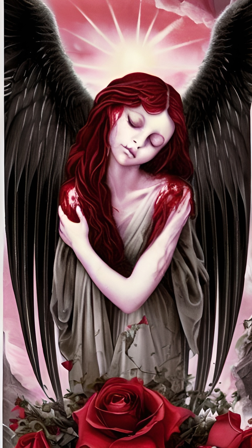 Prompt: an ode for cruelty
When angels cry blood
On flowers of evil in bloom