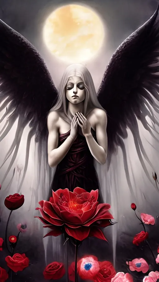 Prompt: an ode for cruelty
When angels cry blood
On flowers of evil in bloom