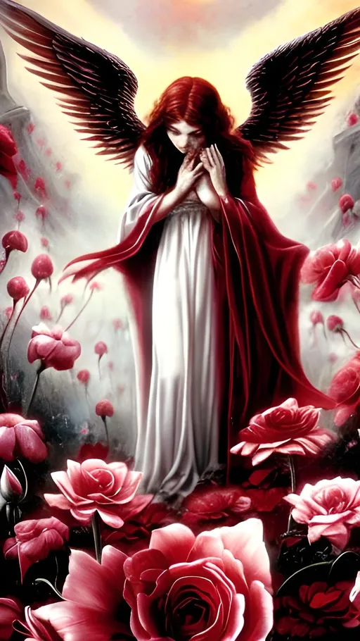 Prompt: an ode for cruelty
When angels cry blood
On flowers of evil in bloom