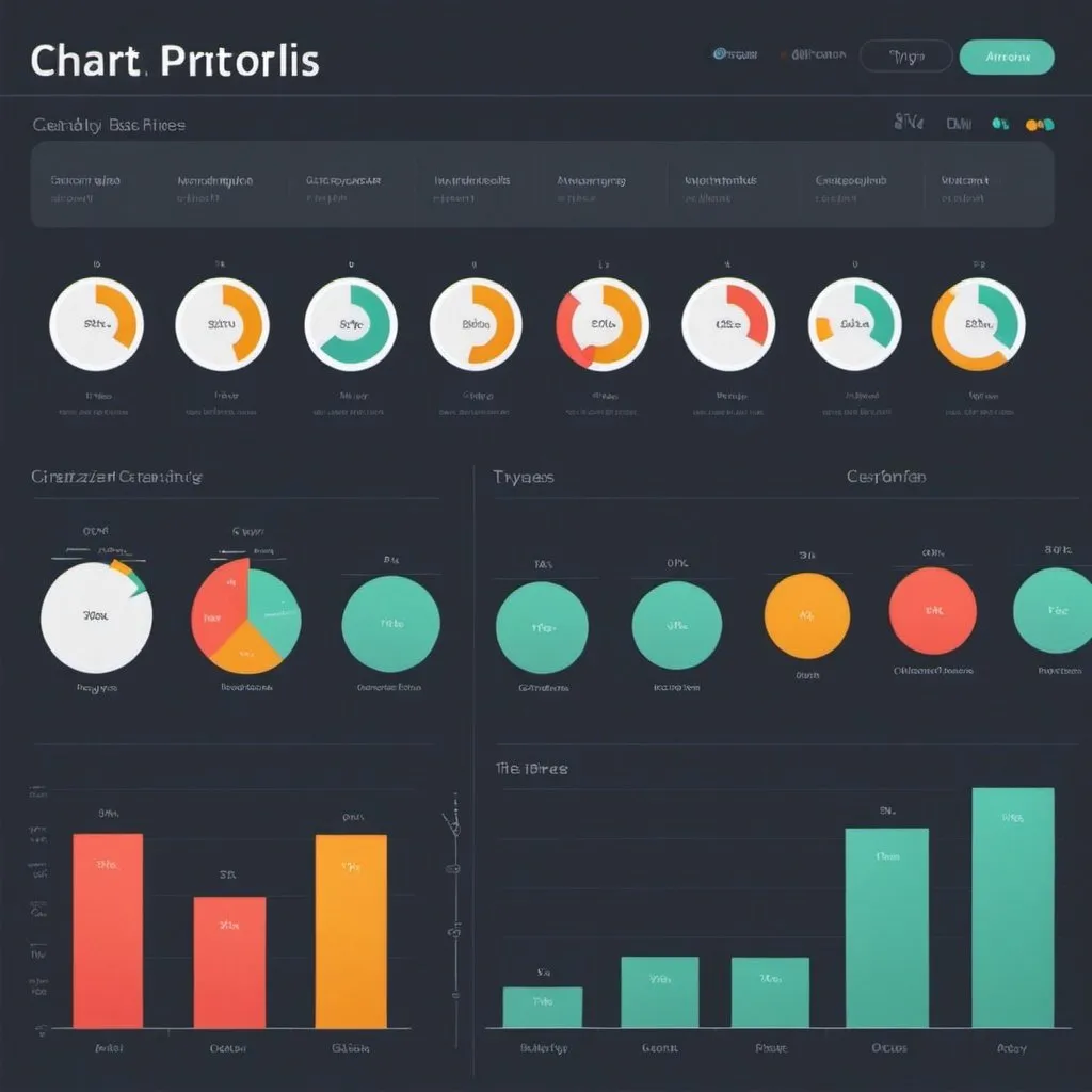 Prompt: Create the best type of chart for the categorization of data with 20 types of catefories