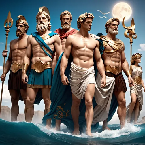 Prompt: greek gods