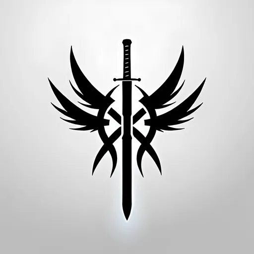 Prompt: Create a logo for the musician, "Spirit Swords".  Make the logo similar to Skrillex.  Logo should be "SS" but doesn't have to be