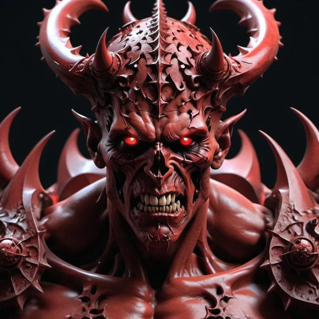 Prompt: Khorne in human form.((fractal)),((deep wiew)),photographic,ultra high resolution,hyperdetailed, masterpiece, 3d modelling, digital art, Caravaggio art.
