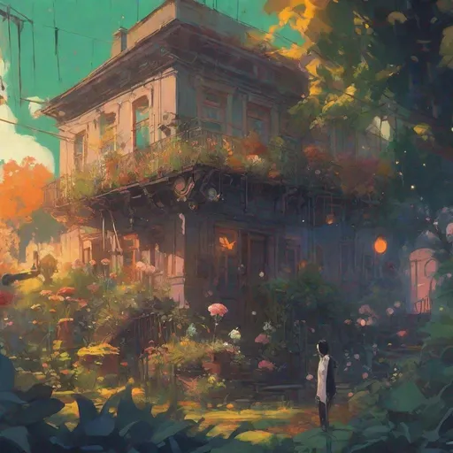 Prompt: illustration, steampunk garden, nature, colorful, grunge, atey ghailan, Art by Jock,  pino daeni , art by lois van baarle and loish and ross tran , Charles Vess, Chiho Aoshima , Kay Nielsen, dark ambient, chiaroscuro, Simon Bisley, and H.R. Giger. insist artstation, art by stanley artgerm, painting by daniel f gerhartz,  art by Andrew Atroshenko, 

