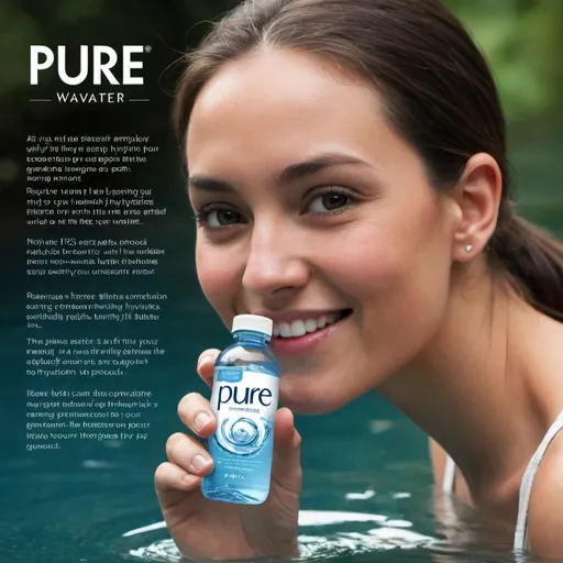 Prompt: Upbeat, engaging background music starts]

Narrator: "Are you ready to elevate your everyday with the purest touch of nature? Introducing Pure – where purity meets perfection."

[Sound of water pouring into a glass]

Narrator: "Pure is more than just water; it’s a refreshment revolution. Sourced from pristine springs, each drop is meticulously filtered to ensure you enjoy the cleanest, crispest taste nature has to offer."

[Clip of someone enjoying a sip of Pure with a satisfied smile]

Narrator: "Our unique filtration process removes impurities while retaining essential minerals, delivering a taste that’s as pure as the moment you first experienced it."

[Visuals of the water flowing in a natural setting]

Narrator: "Whether you’re recharging after a workout, staying focused at work, or simply enjoying a moment of relaxation, Pure is your perfect companion."

[Sound of a fresh bottle being opened and poured]

Narrator: "Choose Pure for hydration that refreshes, revitalizes, and restores. Because when it comes to the essence of purity, nothing else will do."

[Logo and website appear on screen]

Narrator: "Experience the difference with Pure. Visit us online at PureWater.com and discover the purest path to hydration."

[Music fades out]

Narrator: "Pure – the essence of refreshment."

Feel free to adjust the specifics to better fit your product’s unique features!






ChatGPT can make mistakes. Check 