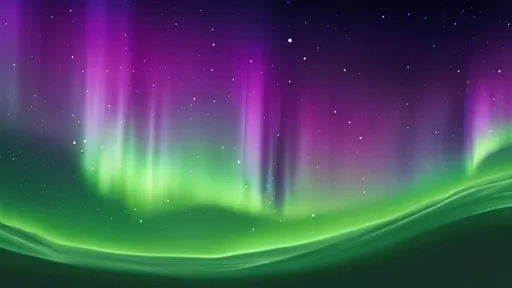 Prompt: purple and green Aurora background to be used with mightyducks logo for a presentation widescreen