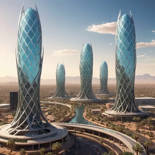 Prompt: What will Phoenix look like in the year 2100