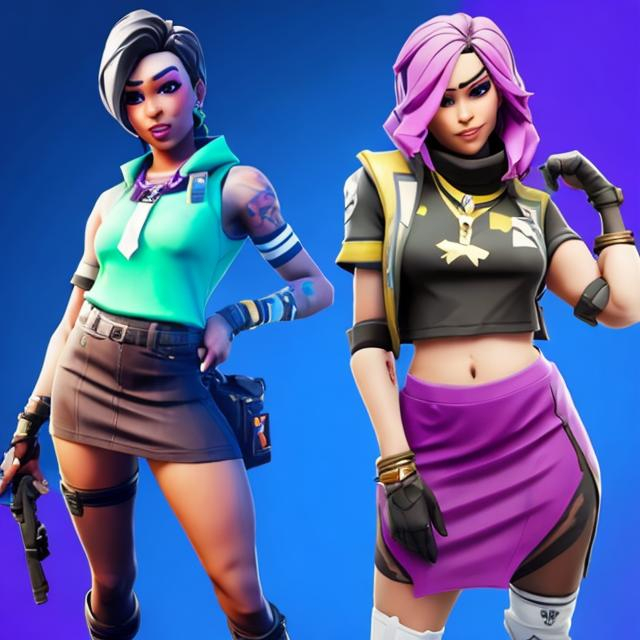 transgender Fortnite character skin wearing skirt is...