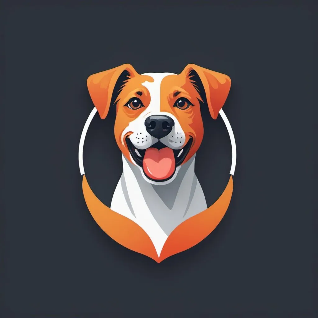 Prompt: Company logo for a company that develops app which detects dog emotion based on their behavior
