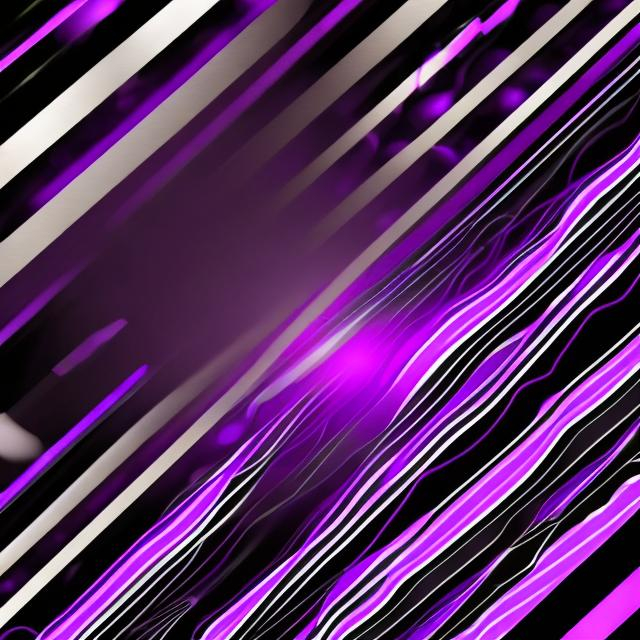 Prompt: purple and black visuals lasers stripes centerd 