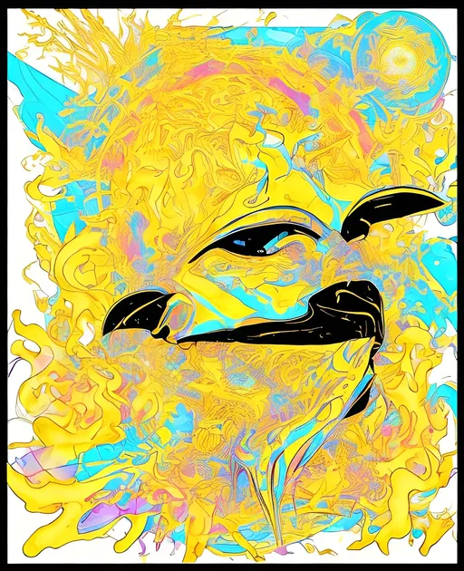 Prompt: lost in the heat of it all experimental house music Horus9 edm 

