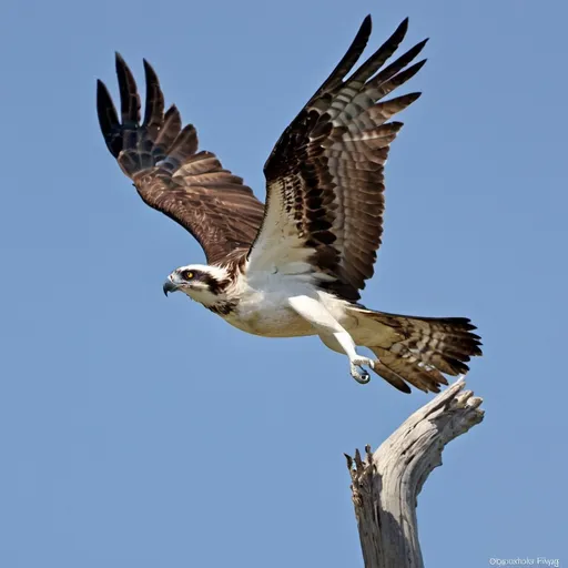 Prompt: Osprey
Pandion haliaetus flying