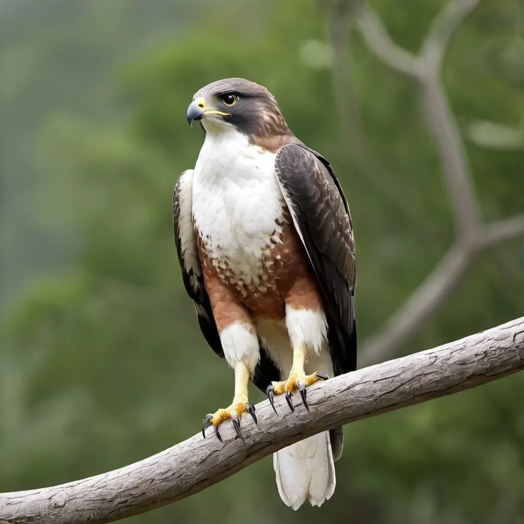 Prompt: bird White-throated Hawk
Buteo albigula