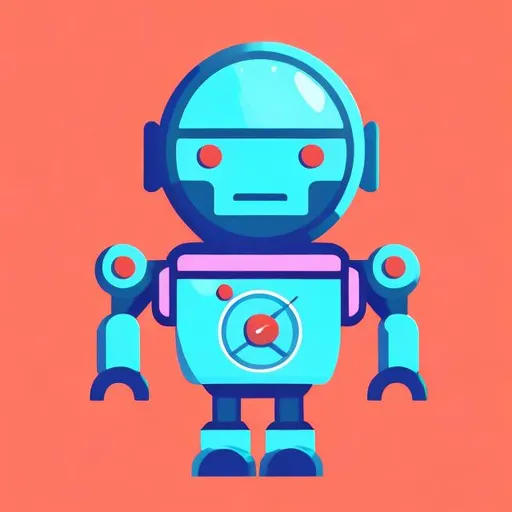 Prompt: Friendly robot icon for 'PPL Buddy', helpful and inviting appearance, 3D rendering, navigational elements like arrows or compass, warm and welcoming color palette, soft lighting, detailed facial expressions, cute and approachable design, high quality, 3D rendering, friendly robot, navigation theme, warm colors, detailed facial features