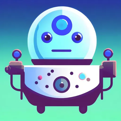 Prompt: Friendly robot icon for 'PPL Buddy', helpful and inviting appearance, 3D rendering, navigational elements like arrows or compass, warm and welcoming color palette, soft lighting, detailed facial expressions, cute and approachable design, high quality, 3D rendering, friendly robot, navigation theme, warm colors, detailed facial features