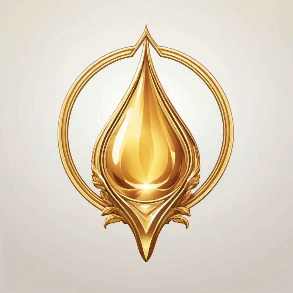 Prompt: Olympus In a Golden drop logo
