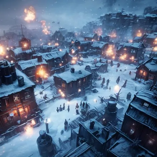 Prompt: Frostpunk game


