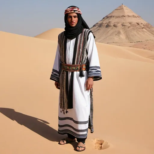 Prompt: Egyptian Bedouin clothing
