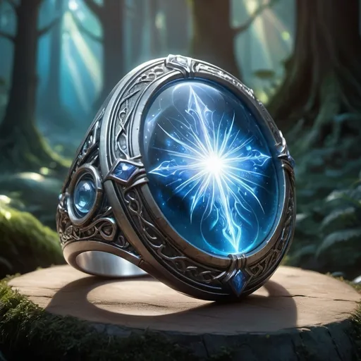 Prompt: Magic the gathering sol ring which produces mana