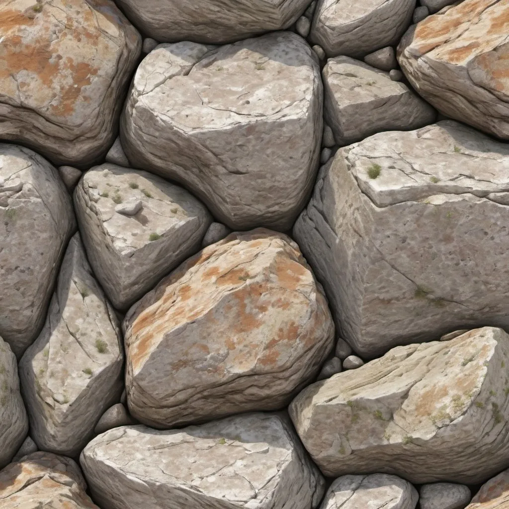 Prompt: Seamless texture rock
 top side view