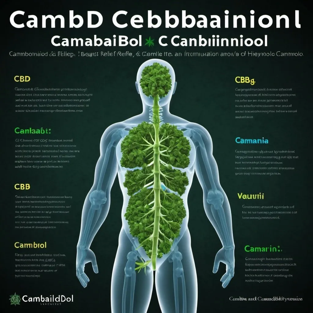 Prompt: Make a table with information about five cannabinoids and their potential benefits
This table must be clear and simple for other people to understand and to put on a presentation slide

CBD (Cannabidiol): Relief of pain and inflammation.
THC (Tetrahydrocannabinol): Euphoria and relaxation.
CBG (Cannabigerol): Relief from neuroinflammation and antioxidant.
CBGV (Cannabigerovarin): Relief of pain and inflammation.
CBN (Cannabinol): Sleep.