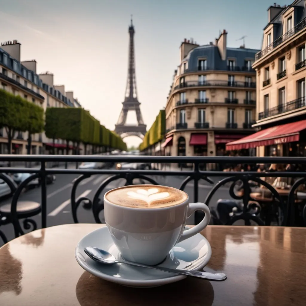 Prompt: coffe in paris 8k 7mega pixel

