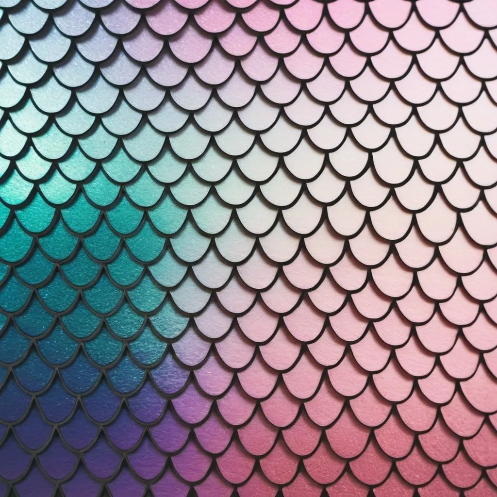 Prompt: ombre mermaid scale screen saver